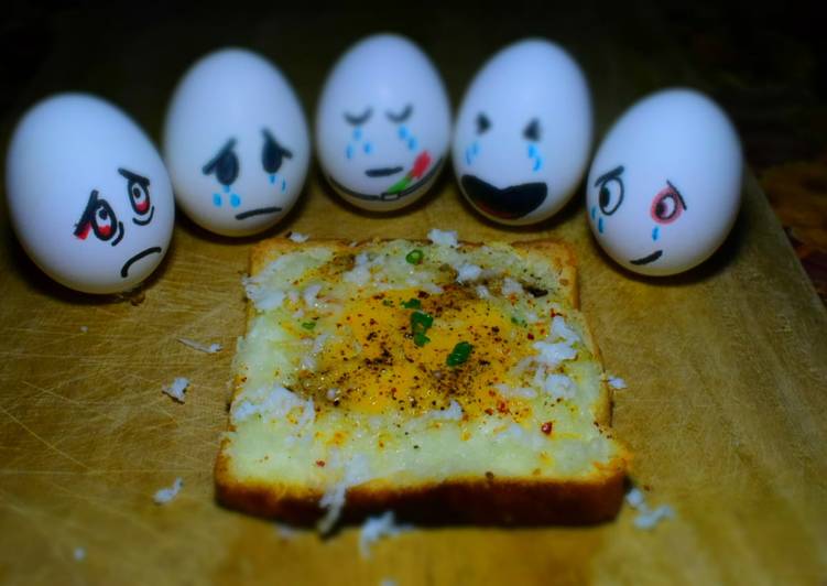 Dinner Ideas Cheesy Baked Egg Toast