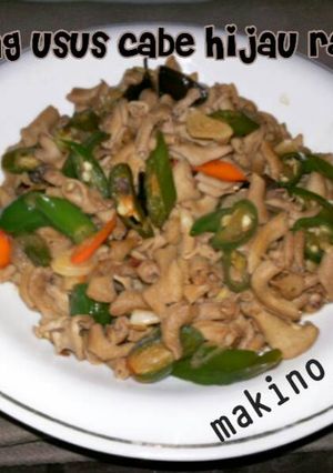 Foto resep Oseng Usus Cabe Hijau Rawit