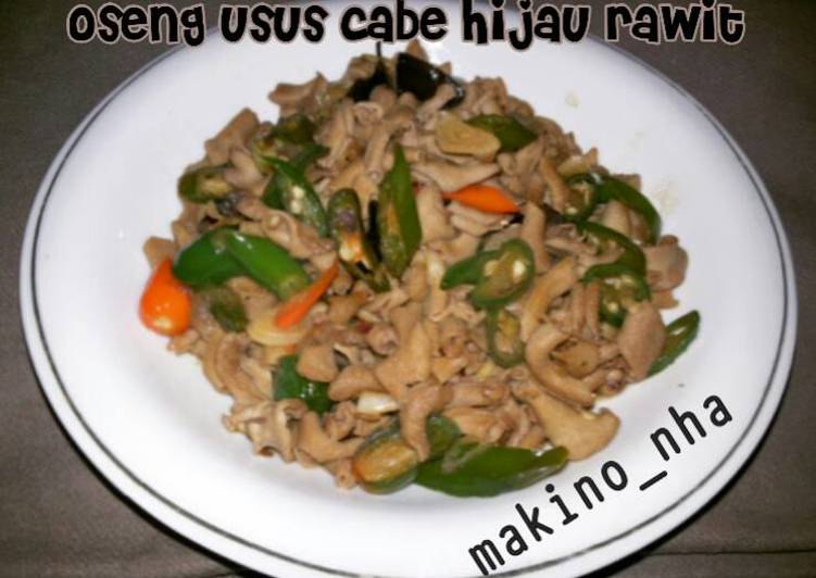 Resep Oseng Usus Cabe Hijau Rawit oleh Makino Nha Cookpad