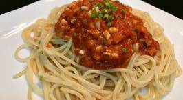 Hình ảnh món Spaghetti chay (Mỳ Ý sốt Bolognese chay)