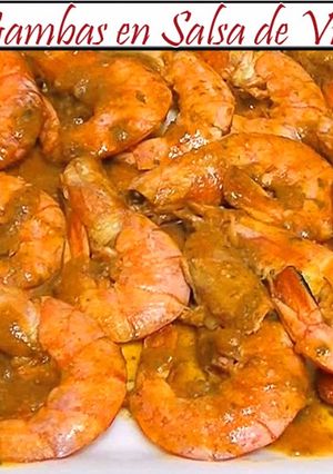 Foto principal de Gambas en Salsa de Vino Blanco