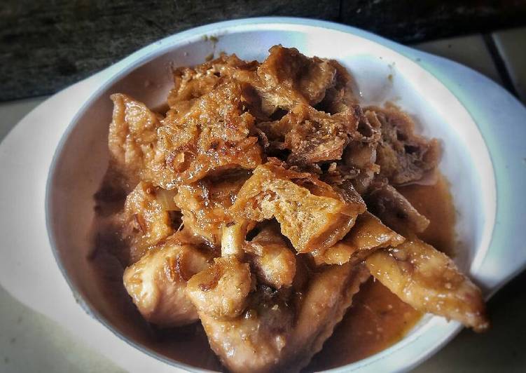 Resep Semur Ayam tahu pong🍗, Lezat Sekali