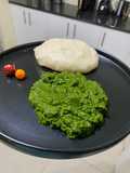 Chigwada (Cassava leaves in groundnut flour)