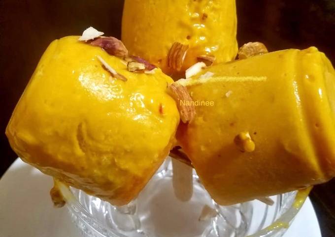 Steps to Make Homemade Alphonso mango kulfi