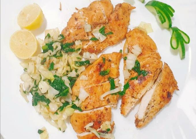 3 color Grilled lemon chicken with veggies Recipe Recipe