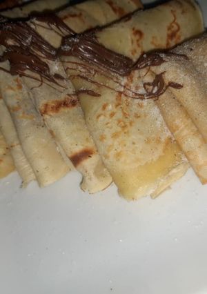 صورة لوصفة كريب مع شوكولاتة التوركو