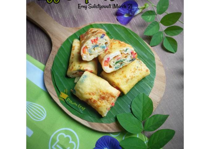 🍳Egg Crepe Rolls🍳