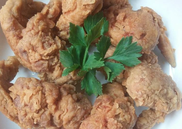 Resep Ayam Crispy KFC KW, Bikin Ngiler