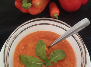 Una foto de Salsa Dip de Morrón Rojo, para carnes y pescados
