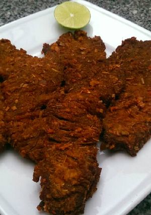 Hình của món Khô Bò (Sấy Bằng Hơi Nước).