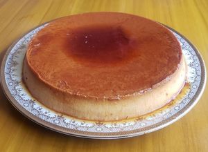 Una foto de Flan de Caramelo