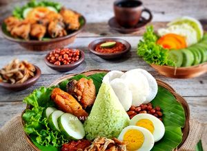 Foto resep Nasi Lemak Hijau Pandan