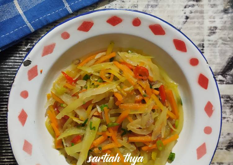 Resep 92. Tumis Pepaya Wortel yang Menggugah Selera