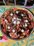Carpacho de tomate 🍅 con burrata…
