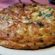Tortilla de Calabacín con Gambas