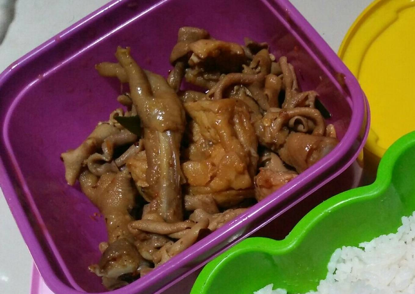 Baceman ceker campur usus