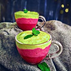 A picture of Multilayered smoothie.