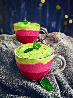 A picture of Multilayered smoothie.