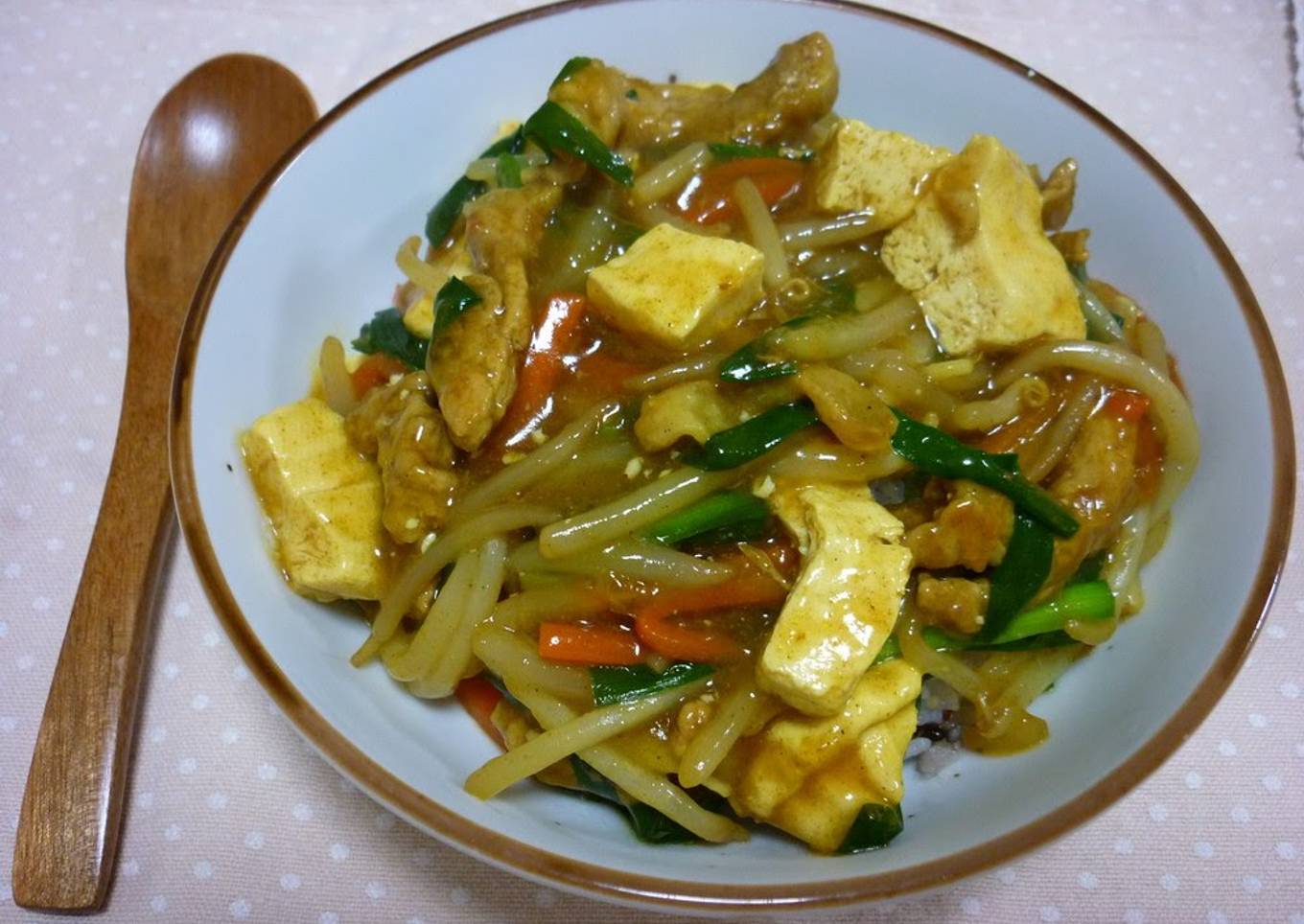 Japanese-style Curry Sauce Rice Bowl