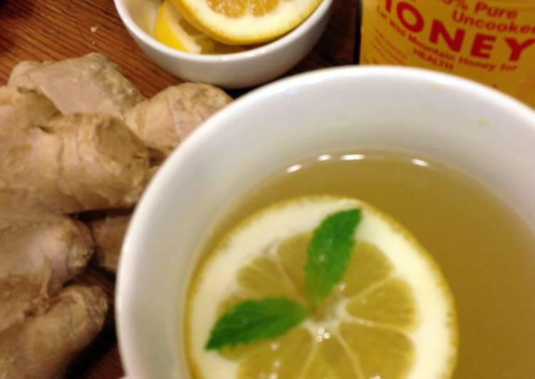 Easiest Way to Prepare Super Quick Homemade Fresh Ginger Tea