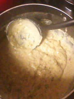 A picture of Broccoli Cauliflower Soup.