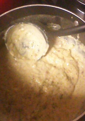 A picture of Broccoli Cauliflower Soup.