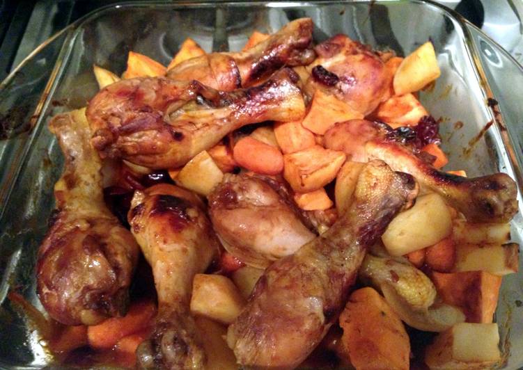 Recipe of Quick BBQ Chicken Bake