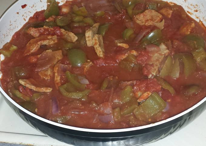 Italian Veal and Peppers