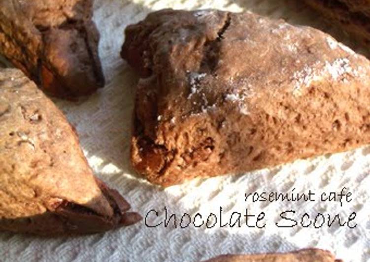 Simple Way to Prepare Homemade Double Chocolate Scones in 30 Minutes