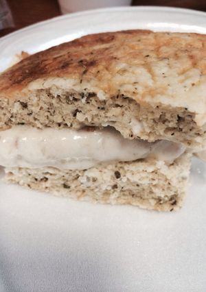 A picture of 5 Minute Healthy Flat Bread (Dukan Diet/21 Day Fix).