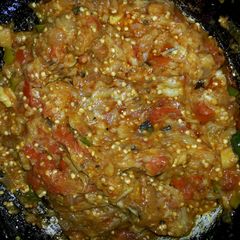 A picture of Eggplant mash.
