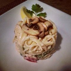A picture of Simona's Vegeterian Spaghettis.