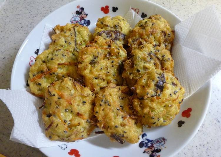 Recipe of Any-night-of-the-week Ganmodoki Fritters from Tofu