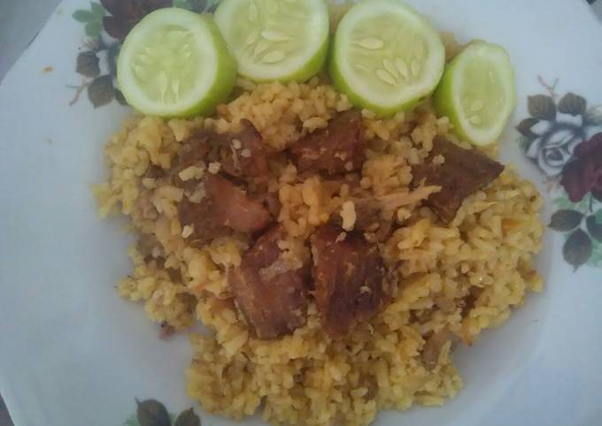 Resep Nasi Kebuli#FestivalresepAsia#Timur Tengah#daging sapi Anti Gagal