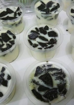 Foto resep Puding Oreo Simple