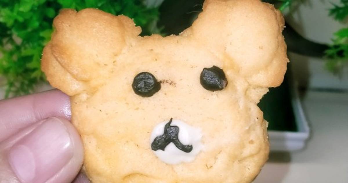 Resep 187. 🧸Teddy Bear Butter Cookies🧸 oleh Dewi Herlina Cookpad