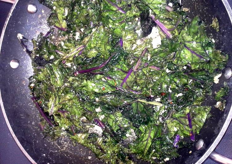 Recipe: Appetizing Sauteed kale