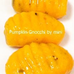 With Skin on Kabocha Squash Gnocchi Fresh Pasta A picture of With Skin on Kabocha Squash Gnocchi Fresh Pasta.
