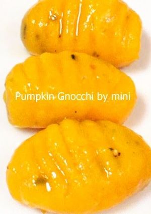 A picture of With Skin on Kabocha Squash Gnocchi Fresh Pasta.