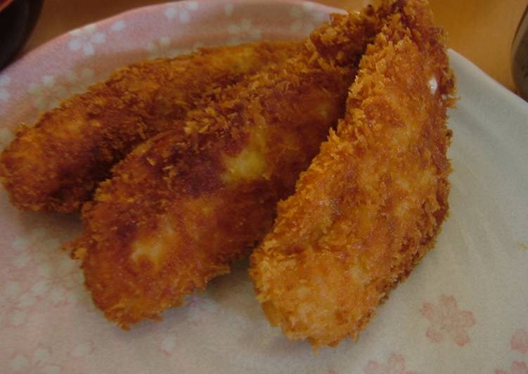 Easiest Way to Make Tasty Cheesy Chicken Tender Katsu