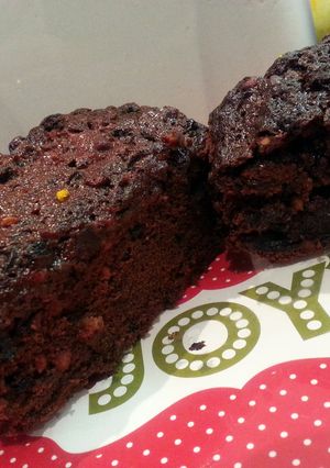 A picture of Chocolate Fruit Cake.