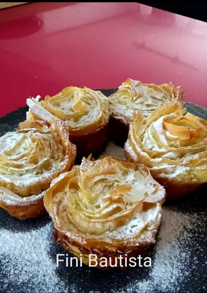 Una foto de Mini tartas flor