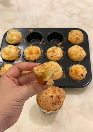Hình của món Bánh mì phô mai Brazil - Pão de queijo (rất dễ làm).