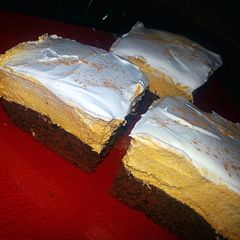 A picture of Pumpkaccino Brownies.