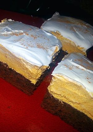 A picture of Pumpkaccino Brownies.