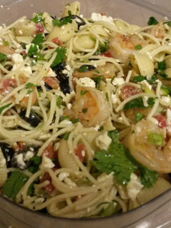 A picture of Summer Shrimp Pasta Salad.