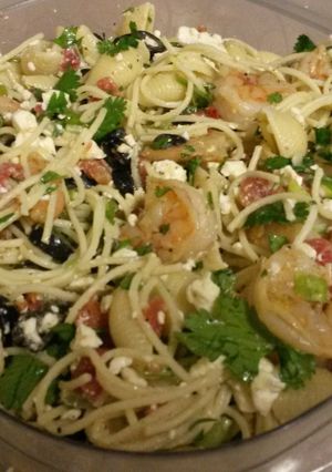 A picture of Summer Shrimp Pasta Salad.