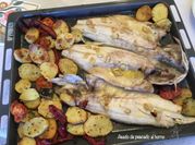 Una foto de pescado al horno patata