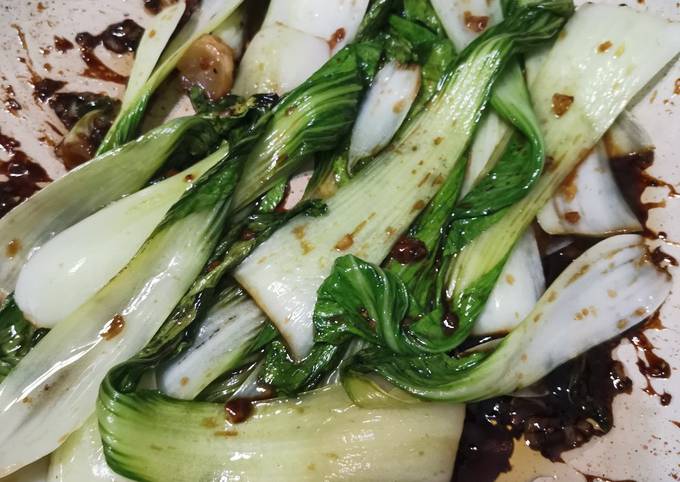 Easiest Way to Make Speedy Bok choy in garlic &amp; oyster sauce