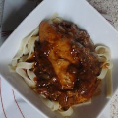 A picture of My Hot And Sour Chicken 😉.